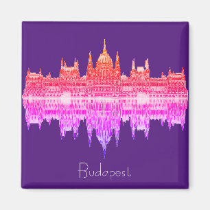 Budapest Hungary Parliament Architecture Magnet