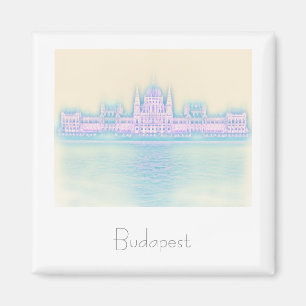 Budapest Hungary Parliament Architecture Magnet