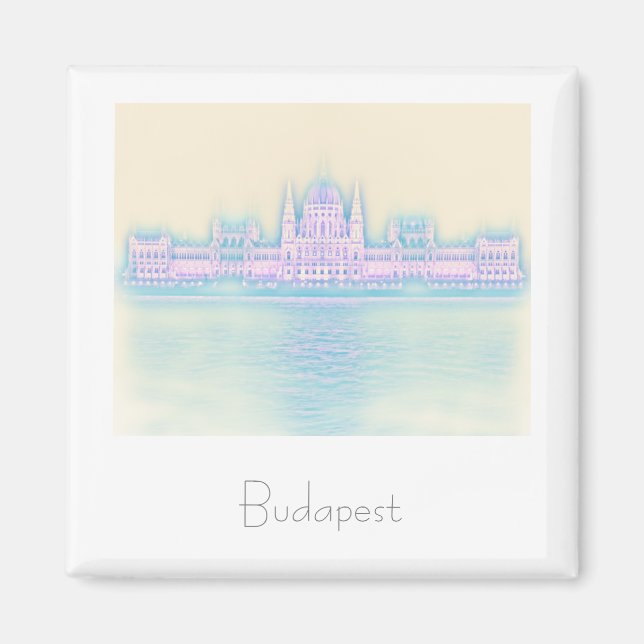 Budapest Hungary Parliament Architecture Magnet (Front)
