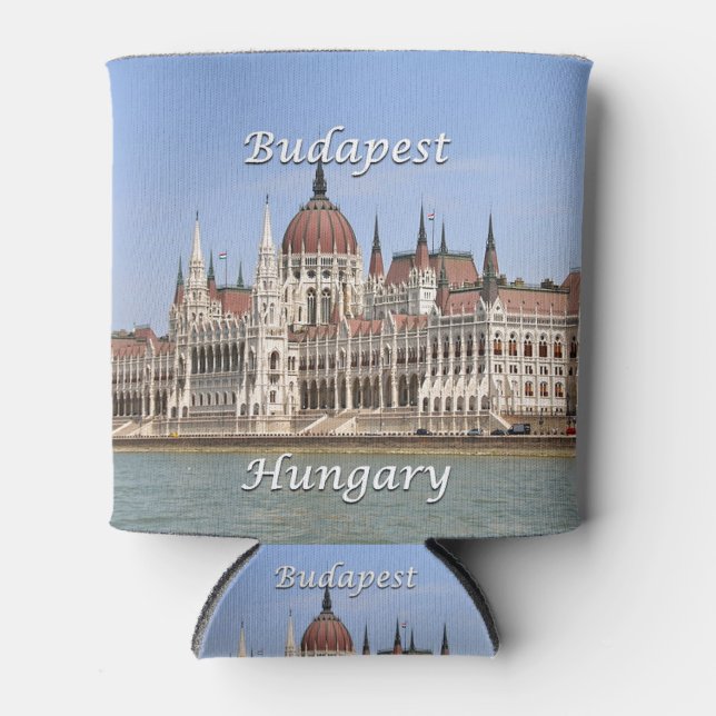 Budapest, Hungary, Parliament Building Can Cooler (Front)