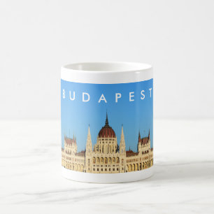 budapest hungary parliament palace architecture coffee mug