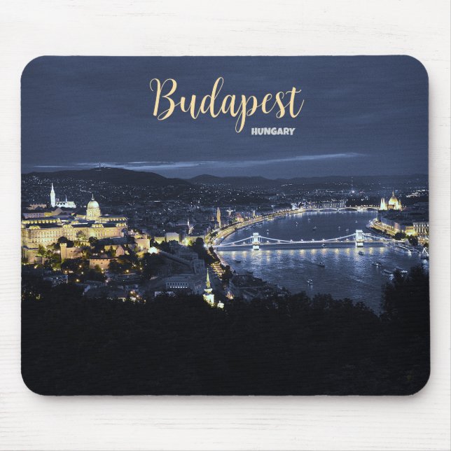 Budapest Hungary Scenic Mouse Mat (Front)