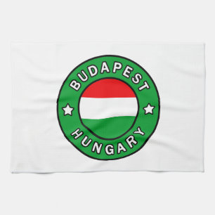 Budapest Hungary Tea Towel