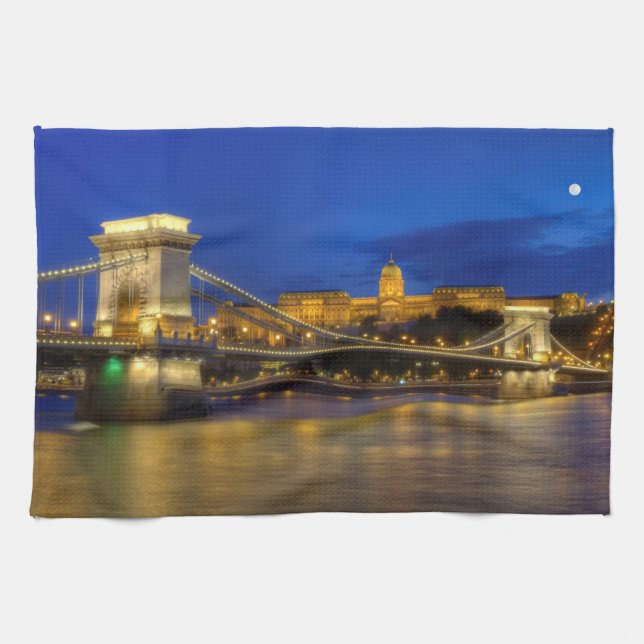 Budapest, Hungary Tea Towel (Horizontal)