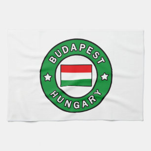 Budapest Hungary Tea Towel