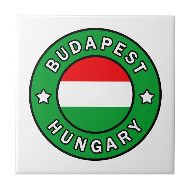 Budapest Hungary Tile (Front)