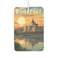 Budapest Hungary Travel Art Vintage