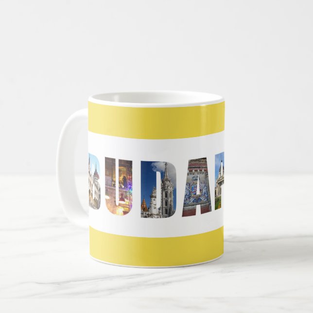 Budapest Hungary Travel Photo Coffee Mug (Front Left)