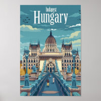 Budapest Hungary Vintage Famous Travel Place