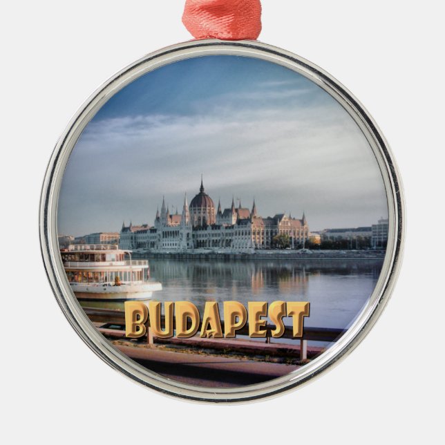Budapest Metal Tree Decoration (Front)