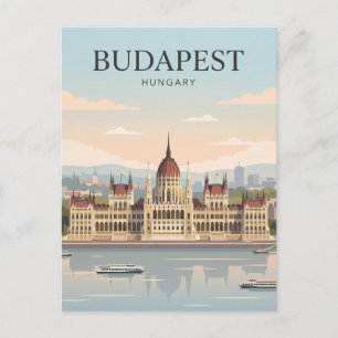 Budapest Parliament Building Hungary Postcard