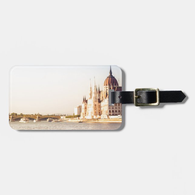 Budapest parliament luggage tag (Front Horizontal)
