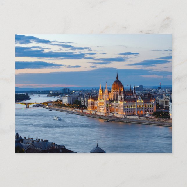 Budapest Parliament Postcard (Front)