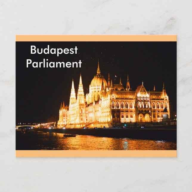Budapest Parliament Postcard (Front)