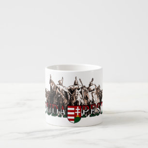 Budapest’s historic warriors espresso cup