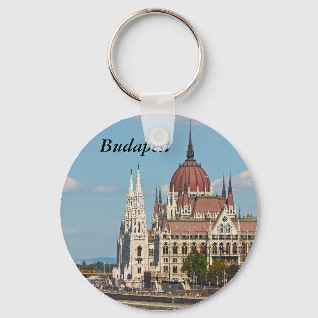 Budapest, the building of the Parliament, Budapest Key Ring (Front)