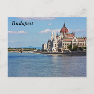 Budapest, the building of the Parliament, Budapest Postcard