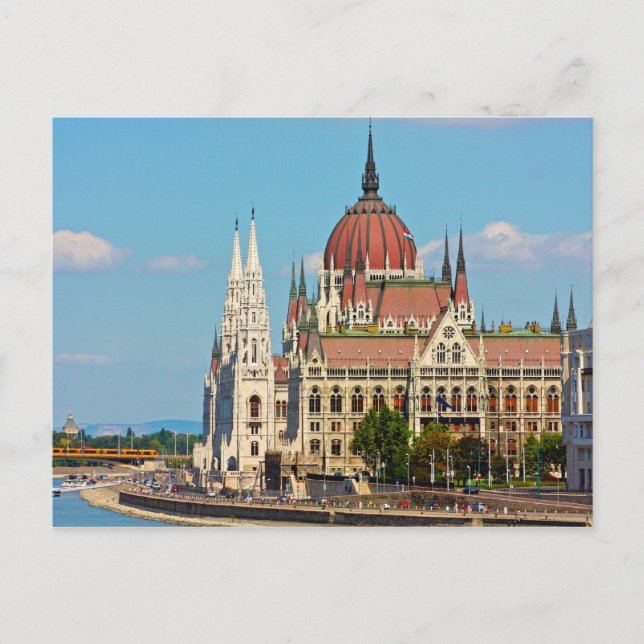 Budapest, the building of the Parliament Postcard (Front)