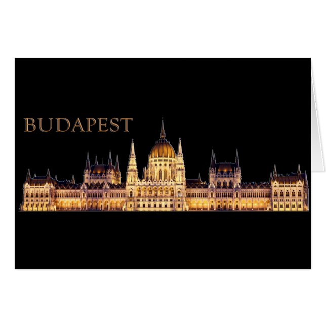Budapest Travel Souvenir (Front Horizontal)