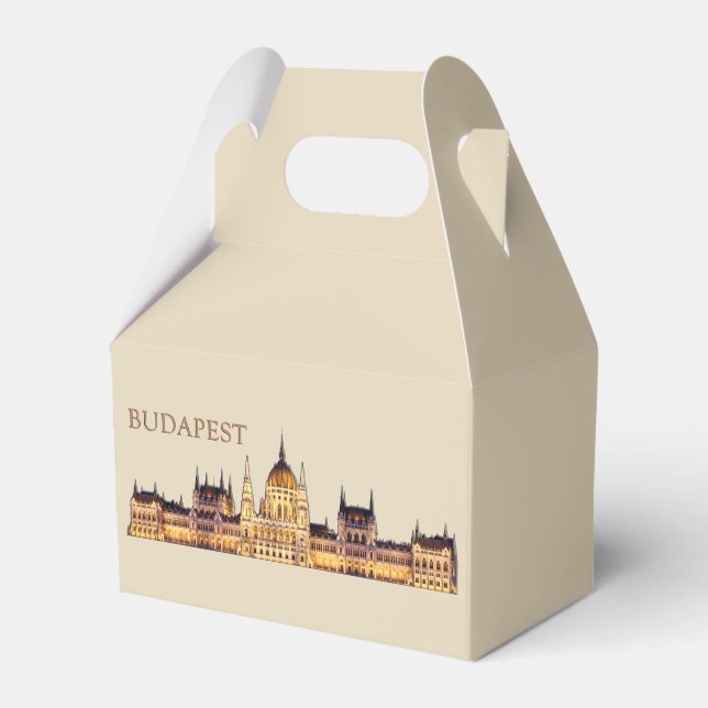 Budapest Travel Souvenir Favour Box (Front Side)