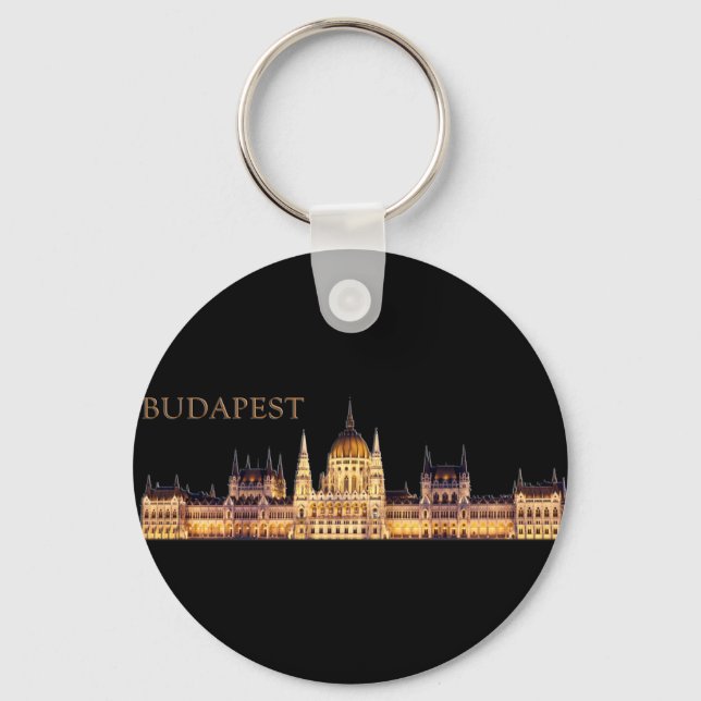 Budapest Travel Souvenir Key Ring (Front)
