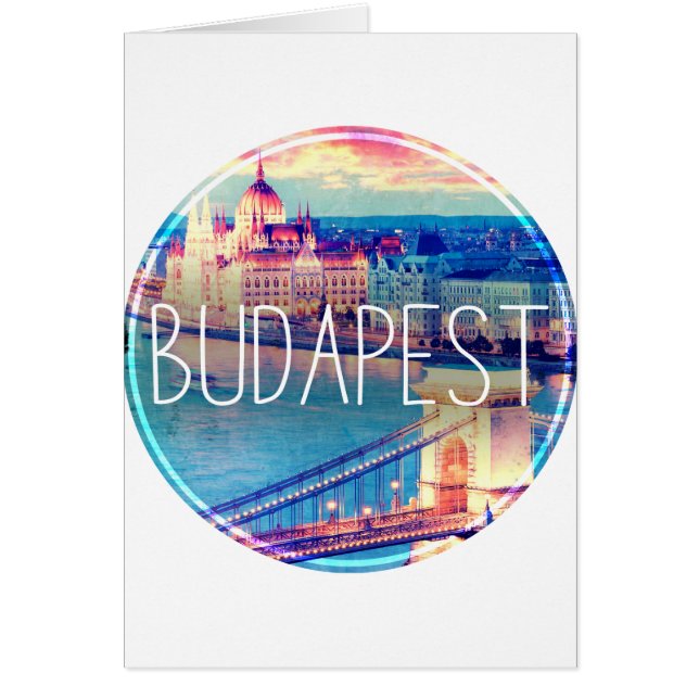 Budapest vintage, circle (Front)