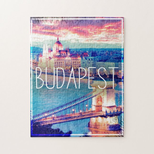 Budapest vintage jigsaw puzzle (Vertical)