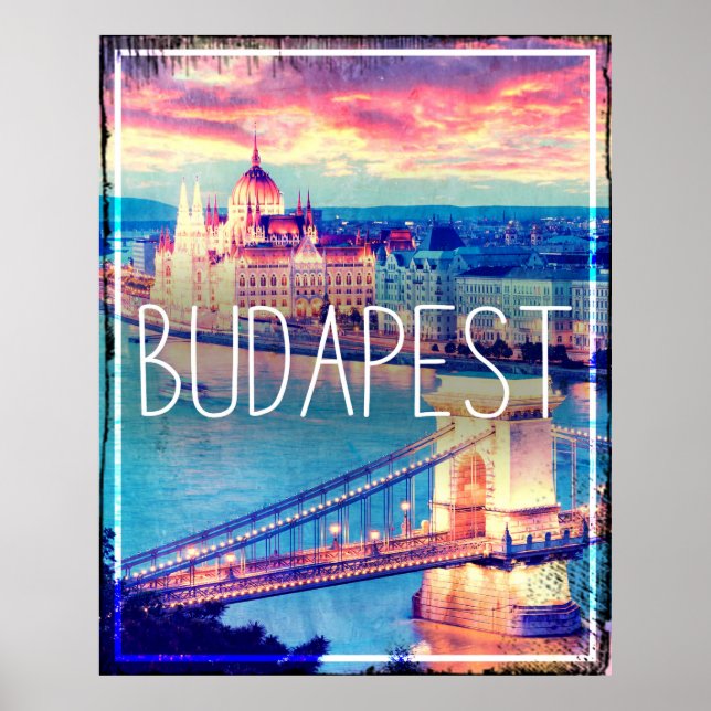 Budapest, Vintage poster (Front)