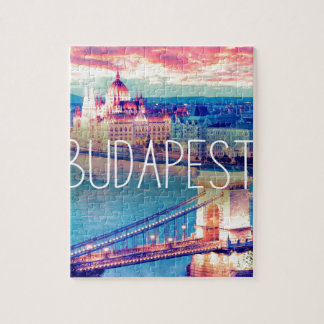Budapest - vintage-poster jigsaw puzzle