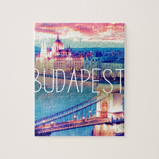 Budapest - vintage-poster jigsaw puzzle (Vertical)