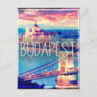 Budapest, vintage poster