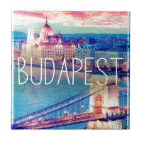 Budapest, vintage poster