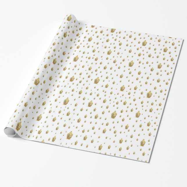 budda in white wrapping paper (Unrolled)