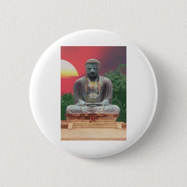 BUDDAH  46 .tif 6 Cm Round Badge (Front)