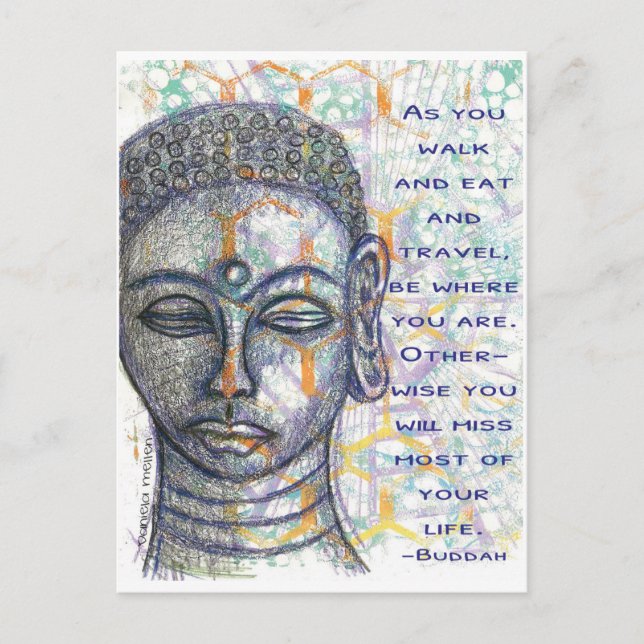 Buddah Postcard Sketch (Front)