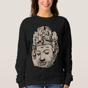 Buddha 3 Buddha Statue Buddha Wall Buddha Painting Sweatshirt