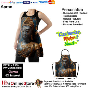 Buddha All-Over Print Apron 
