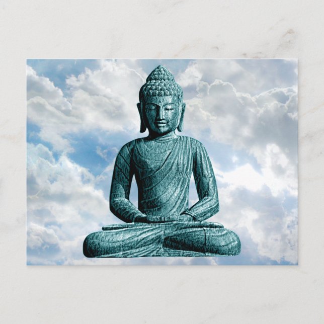 Buddha Alone - Horizontal Postcard (Front)