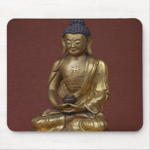 Buddha Amitayus seated in meditation Mouse Mat