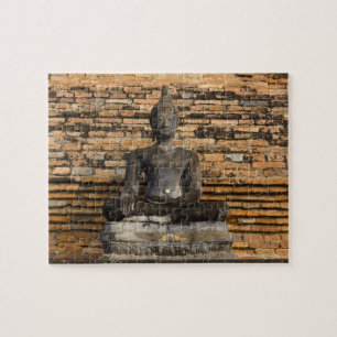 Buddha at Wat Mahathat. Jigsaw Puzzle
