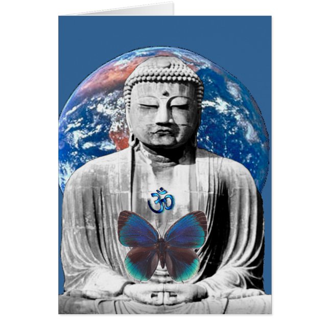 Buddha Awaits Blank Card (Front)