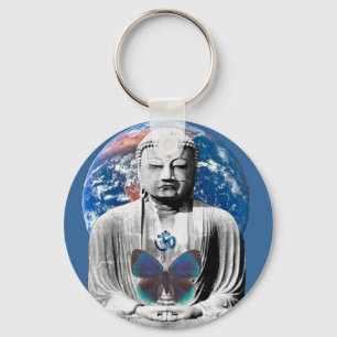 Buddha Awaits Keychain