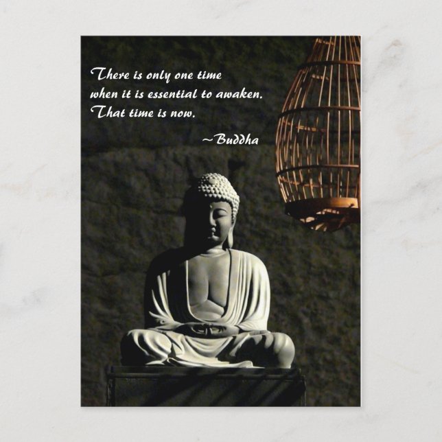 Buddha awaken postcard (Front)