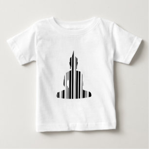 BUDDHA BAR CODE Buddhist Barcode Pattern Design Baby T-Shirt