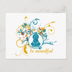 Buddha Be Mindful Postcard