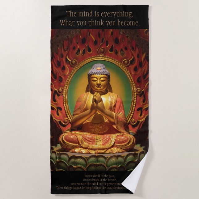 Buddha Beach Towel (Front)