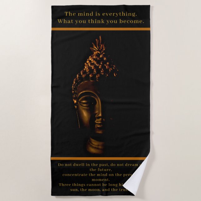 Buddha Beach Towel (Front)