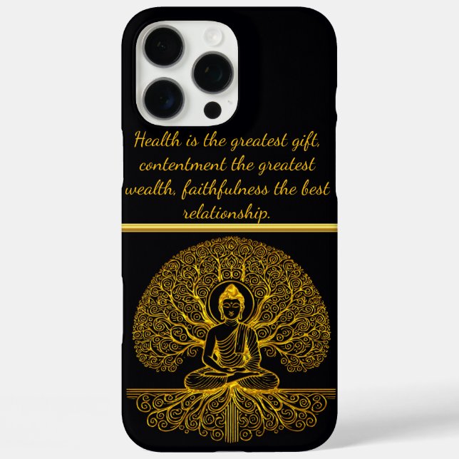 Buddha Beneath Sacred Tree Case-Mate iPhone Case (Back)