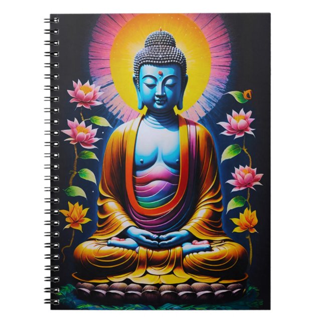 Buddha - Blooming Mindfulness Notebook (Front)