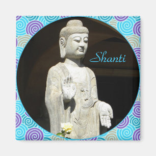 Buddha blues blessing magnet